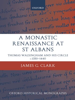 cover image of A Monastic Renaissance at St Albans